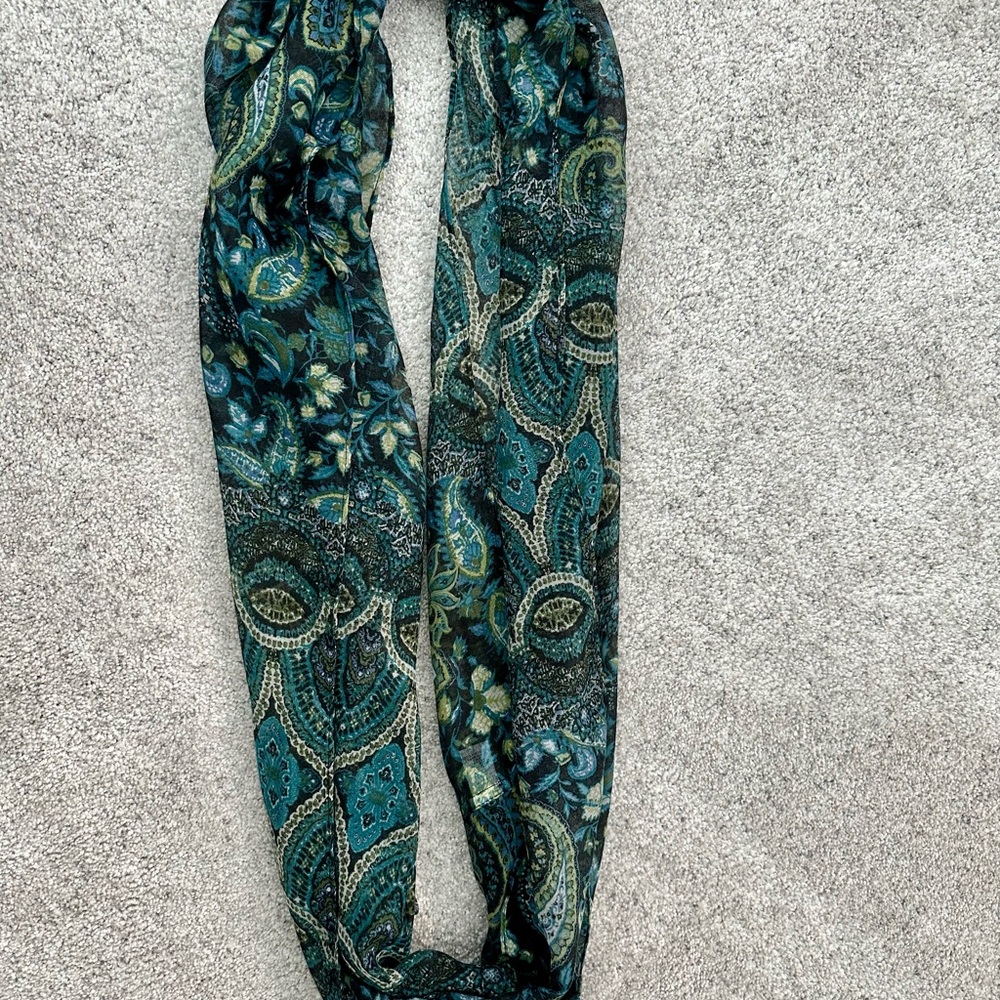 Elegant Paisley infinity scarf